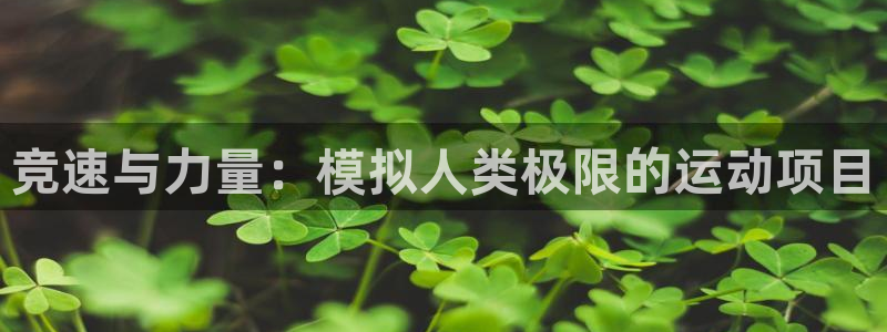 J9官网下载招商电话号码是多少啊：竞速与力量：模拟人类极限的